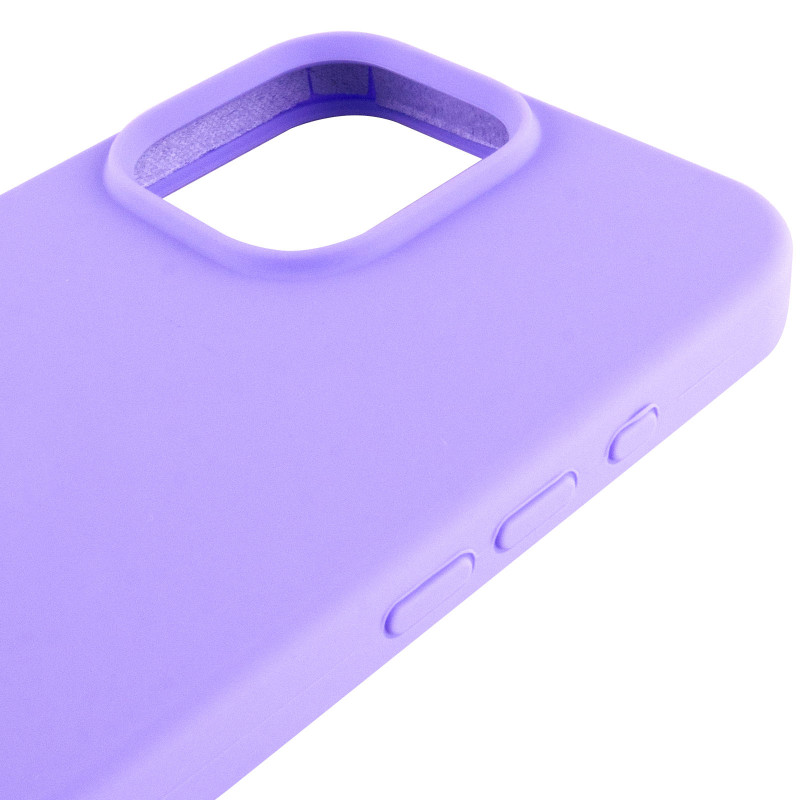 Чехол Silicone Case Full Protective (AA) для Apple iPhone 14 Pro Max (6.7") (Сиреневый / Dasheen) в магазине vchehle.ua