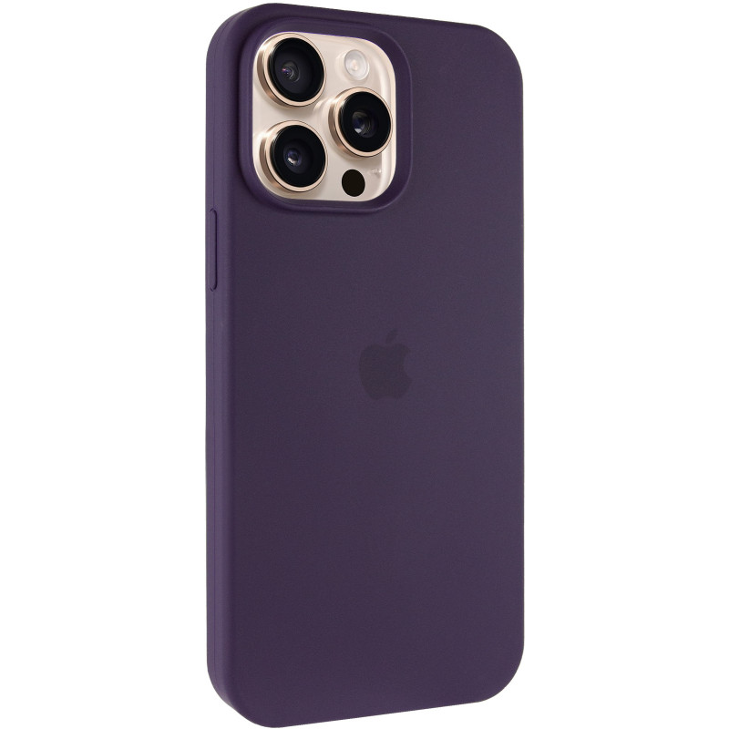 Чехол Silicone Case Full Protective (AA) для Apple iPhone 14 Pro Max (6.7") (Фиолетовый / Elderberry)
