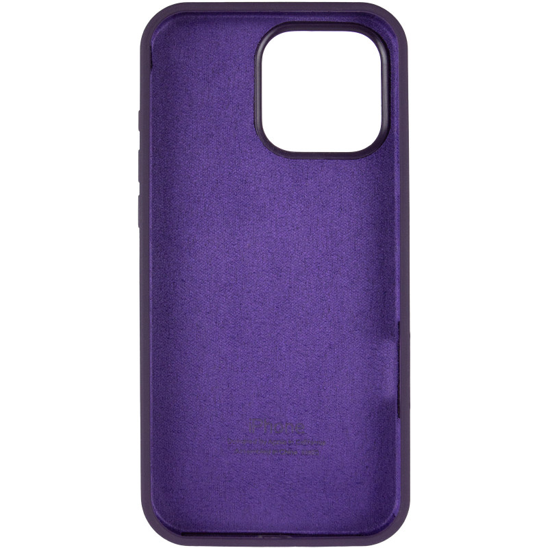Фото Чехол Silicone Case Full Protective (AA) для Apple iPhone 14 Pro Max (6.7") (Фиолетовый / Elderberry) в магазине vchehle.ua