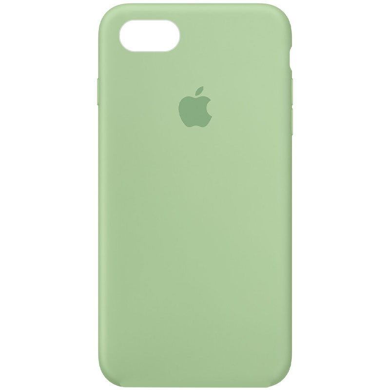Чохол Silicone Case Full Protective (AA) на Apple iPhone SE (2020) / 7 / 8 (4.7") (Зелений / Pistachio)
