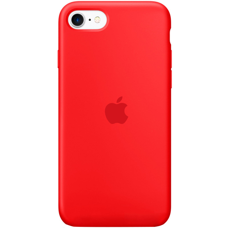 Чохол Silicone Case Full Protective (AA) на Apple iPhone SE (2020) / 7 / 8 (4.7") (Червоний / Red)