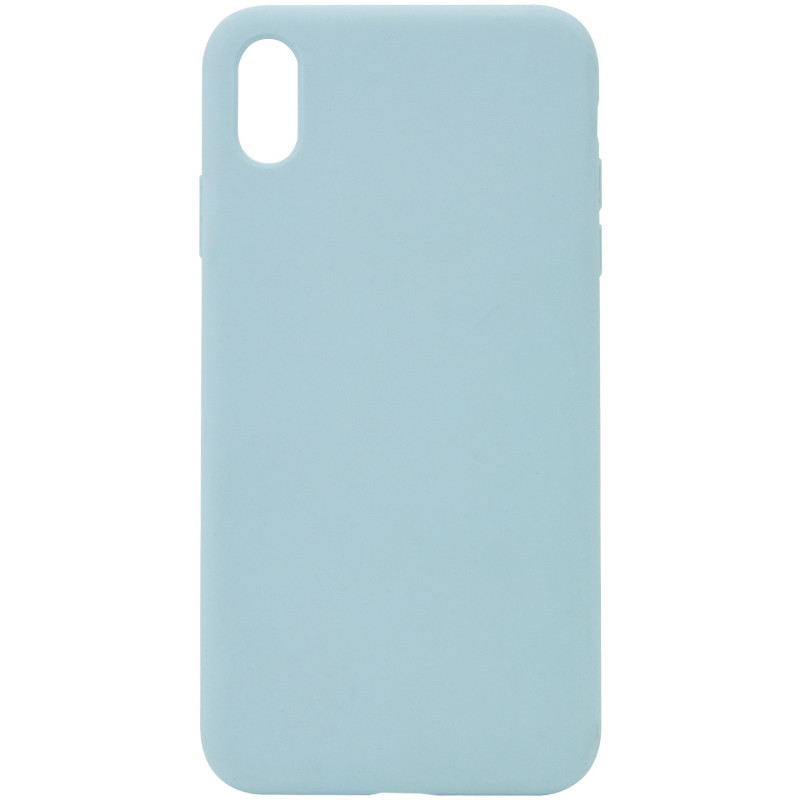 Чохол Silk Full Protective (AA) NO LOGO на Apple iPhone X / XS (5.8") (Бірюзовий / Turquoise)