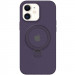 Чехол Silicone Case Full Protective with Ring для Apple iPhone 11 (6.1") (Purple)