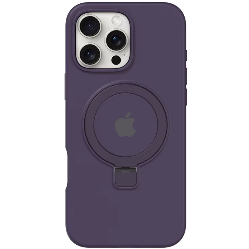 Чохол Silicone Case Full Protective with Ring на Apple iPhone 16 Pro Max (6.9") (Purple)