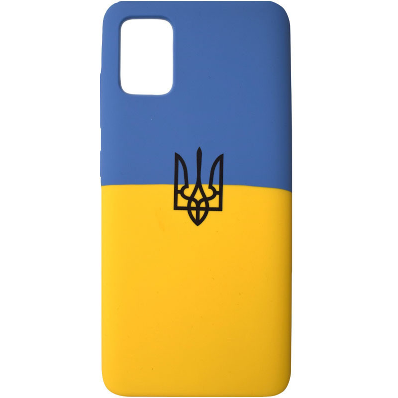 Чехол Silicone Case Patriot series для Samsung Galaxy A32 (A325F) 4G (UA Flag)