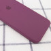 Фото Чохол Silicone Case Square Full Camera Protective (AA) на Apple iPhone 7 / 8 / SE (2020) (4.7") (Бордовий / Maroon) на vchehle.ua