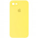 Чохол Silicone Case Square Full Camera Protective (AA) на Apple iPhone 7 / 8 / SE (2020) (4.7") (Жовтий / Yellow)