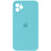 Чохол Silicone Case Square Full Camera Protective (AA) на Apple iPhone 11 Pro (5.8") (Бірюзовий / Marine Green)