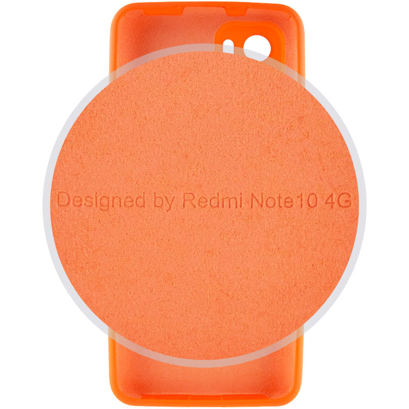 Фото Чехол Silicone Cover Full Camera (AA) для Xiaomi Redmi Note 10 / Note 10s (Оранжевый / Neon Orange) в магазине vchehle.ua