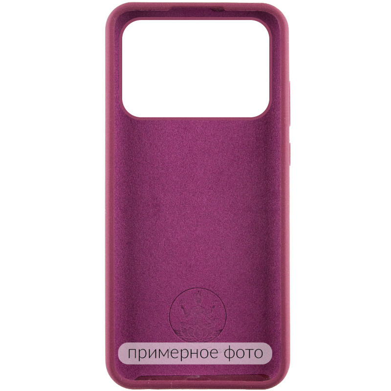 Фото Чехол Silicone Cover Lakshmi (AAA) для Xiaomi Poco X6 / Note 13 Pro 5G (Бордовый / Plum) на vchehle.ua