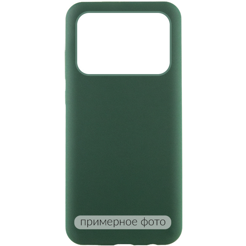 Чехол Silicone Cover Lakshmi (AAA) для Xiaomi Poco X6 / Note 13 Pro 5G (Зеленый / Cyprus Green)
