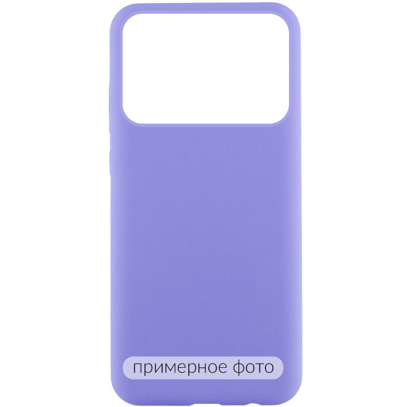 Чехол Silicone Cover Lakshmi (AAA) для Xiaomi Poco X6 / Note 13 Pro 5G (Сиреневый / Dasheen)