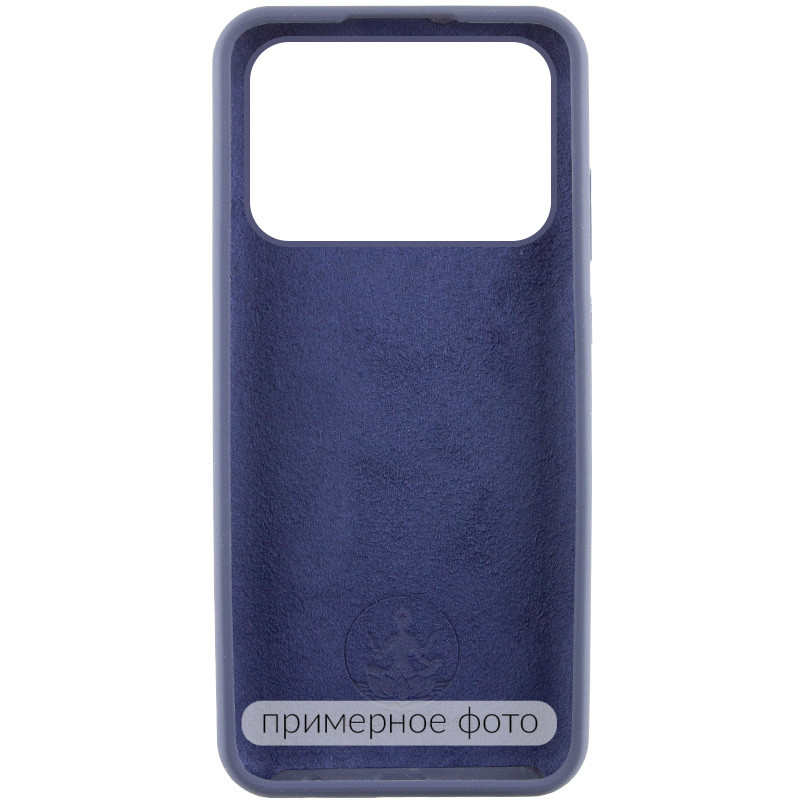 Фото Чехол Silicone Cover Lakshmi (AAA) для Xiaomi Poco X6 / Note 13 Pro 5G (Темно-синий / Midnight blue) на vchehle.ua