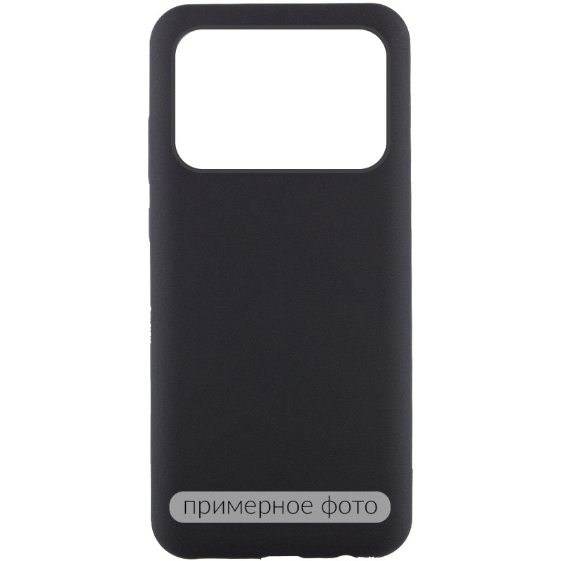 Чехол Silicone Cover Lakshmi (AAA) для Xiaomi Poco X6 / Note 13 Pro 5G (Черный / Black)