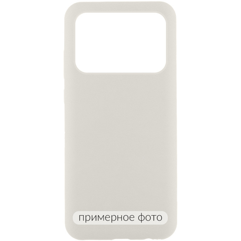 Чехол Silicone Cover Lakshmi (AAA) для Xiaomi Poco X6 / Note 13 Pro 5G (Белый / White)