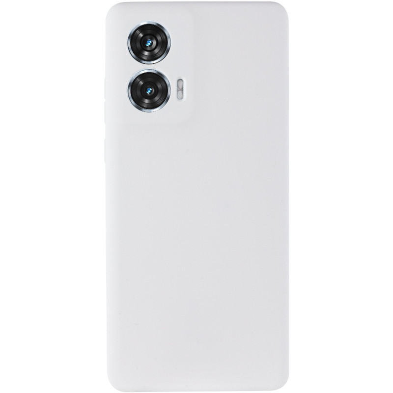 Фото Чехол Silicone Cover Lakshmi Full Camera (AA) для Motorola Edge 50 Fusion (Белый / White) на vchehle.ua