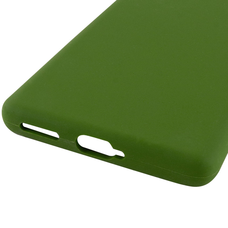 Купить Чехол Silicone Cover Lakshmi Full Camera (AA) для Motorola Edge 50 Fusion (Зеленый / Dark green) на vchehle.ua