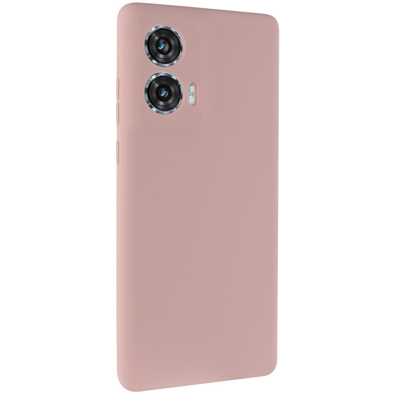 Чехол Silicone Cover Lakshmi Full Camera (AA) для Motorola Edge 50 Fusion (Розовый / Pink Sand)