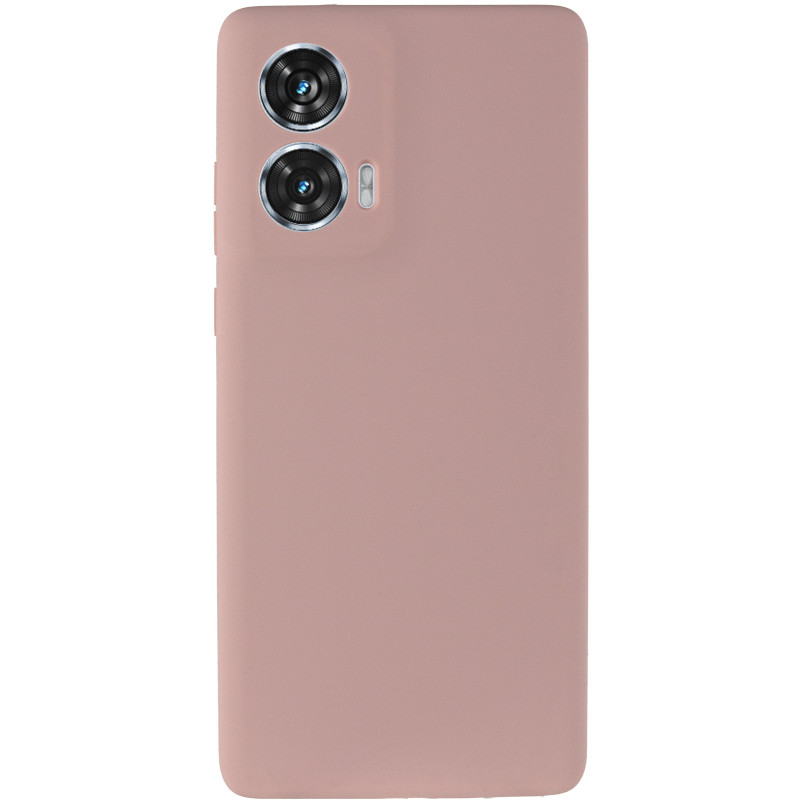 Фото Чехол Silicone Cover Lakshmi Full Camera (AA) для Motorola Edge 50 Fusion (Розовый / Pink Sand) на vchehle.ua