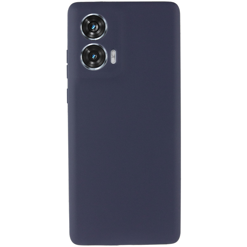 Фото Чехол Silicone Cover Lakshmi Full Camera (AA) для Motorola Edge 50 Fusion (Синий / Midnight Blue) на vchehle.ua