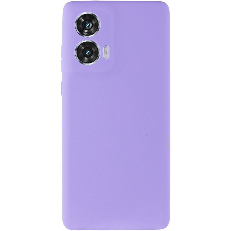 Фото Чехол Silicone Cover Lakshmi Full Camera (AA) для Motorola Edge 50 Fusion (Сиреневый / Dasheen) в магазине vchehle.ua