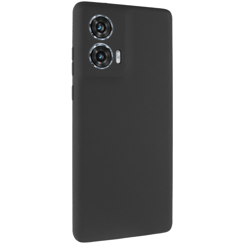 Чехол Silicone Cover Lakshmi Full Camera (AA) для Motorola Edge 50 Fusion (Черный / Black)