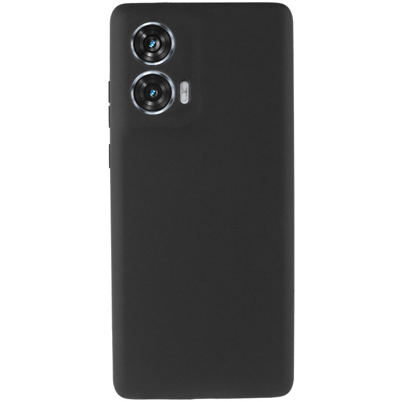 Фото Чехол Silicone Cover Lakshmi Full Camera (AA) для Motorola Edge 50 Fusion (Черный / Black) на vchehle.ua