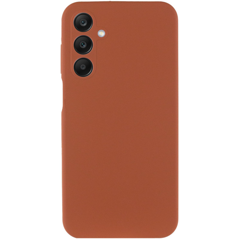 Фото Чохол Silicone Cover Lakshmi Full Camera (AA) на Samsung Galaxy A14 4G/5G (Коричневий / Brown) на vchehle.ua