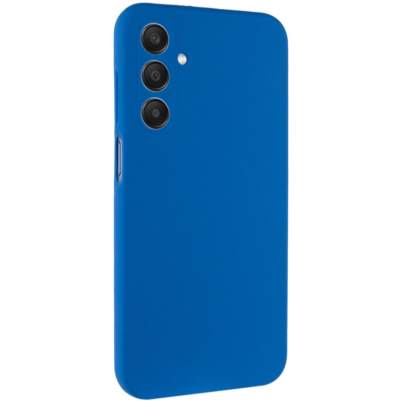 Чохол Silicone Cover Lakshmi Full Camera (AA) на Samsung Galaxy A14 4G/5G (Синій / Navy Blue)