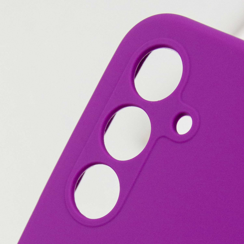 Заказать Чехол Silicone Cover Lakshmi Full Camera (AA) для Samsung Galaxy A15 4G/5G / M15 5G (Фиолетовый / Purple) на vchehle.ua