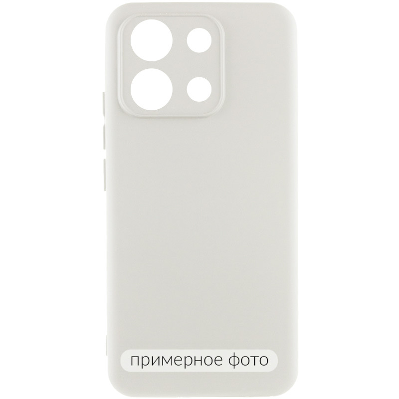 Чохол Silicone Cover Lakshmi Full Camera (AA) на Xiaomi Poco X6 Pro (Білий / White)