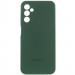 Чехол Silicone Cover Lakshmi Full Camera (AA) with logo для Samsung Galaxy A25 5G (Зеленый / Dark green)