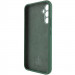 Фото Чехол Silicone Cover Lakshmi Full Camera (AA) with logo для Samsung Galaxy A36 5G (Зеленый / Dark green) в магазине vchehle.ua