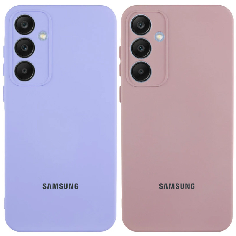 Чехол Silicone Cover Lakshmi Full Camera (AA) with logo для Samsung Galaxy S24 FE