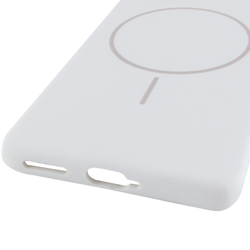 Купить Чехол Silicone Cover Lakshmi Full Camera (AA) with MagFit для Motorola Edge 50 Fusion (Белый / White) на vchehle.ua