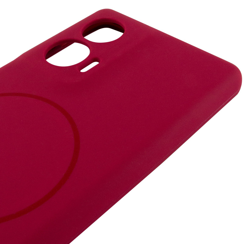 Чехол Silicone Cover Lakshmi Full Camera (AA) with MagFit для Motorola Edge 50 Fusion (Красный / Rose Red) в магазине vchehle.ua