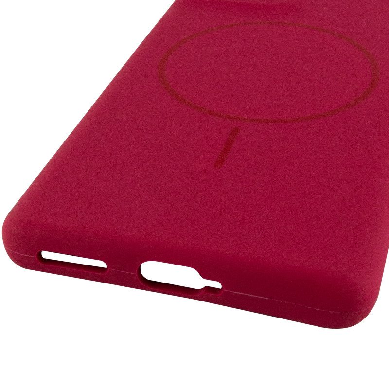 Купить Чехол Silicone Cover Lakshmi Full Camera (AA) with MagFit для Motorola Edge 50 Fusion (Красный / Rose Red) на vchehle.ua