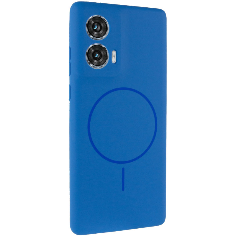 Чехол Silicone Cover Lakshmi Full Camera (AA) with MagFit для Motorola Edge 50 Fusion (Синий / Navy Blue)