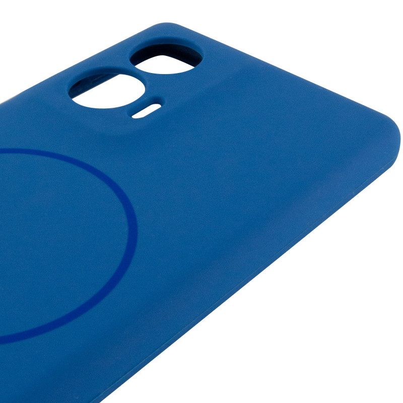 Чехол Silicone Cover Lakshmi Full Camera (AA) with MagFit для Motorola Edge 50 Fusion (Синий / Navy Blue) в магазине vchehle.ua