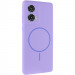 Чехол Silicone Cover Lakshmi Full Camera (AA) with MagFit для Motorola Edge 50 Fusion (Сиреневый / Dasheen)