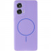Фото Чехол Silicone Cover Lakshmi Full Camera (AA) with MagFit для Motorola Edge 50 Fusion (Сиреневый / Dasheen) на vchehle.ua