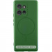 Чохол Silicone Cover Lakshmi Full Camera (AA) with Magnetic Fit на Motorola Edge 60 / 60 Fusion (Зелений / Dark green)