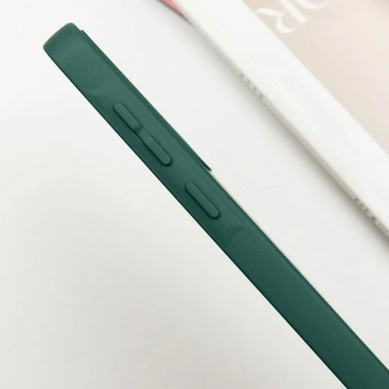 Фото Чехол Silicone Cover Lakshmi Full Camera (AA) with MagFit для Samsung Galaxy S25 FE (Зеленый / Dark green) в магазине vchehle.ua