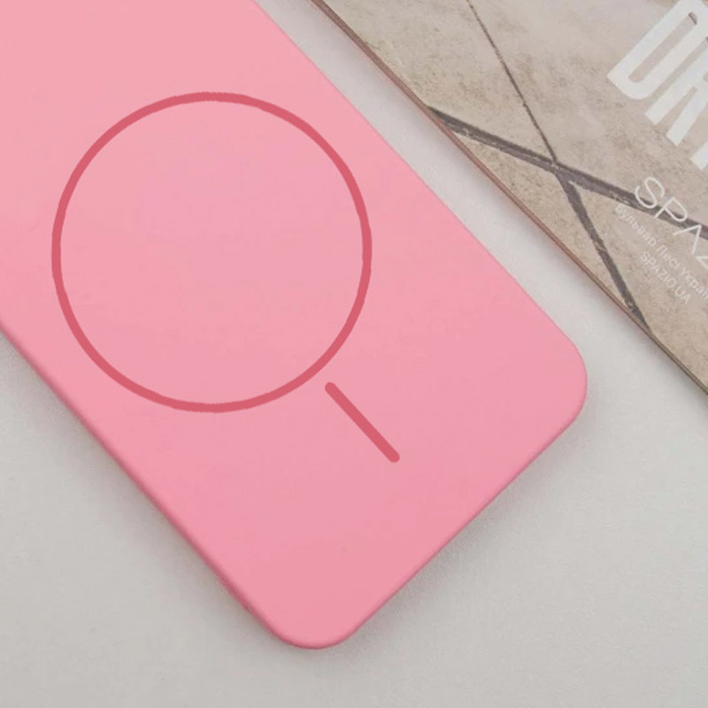 Фото Чехол Silicone Cover Lakshmi Full Camera (AA) with MagFit для Samsung Galaxy S25 FE (Розовый / Light pink) на vchehle.ua