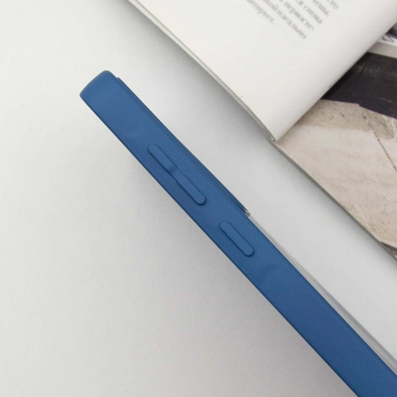 Чехол Silicone Cover Lakshmi Full Camera (AA) with MagFit для Samsung Galaxy S25 FE (Синий / Navy Blue) в магазине vchehle.ua