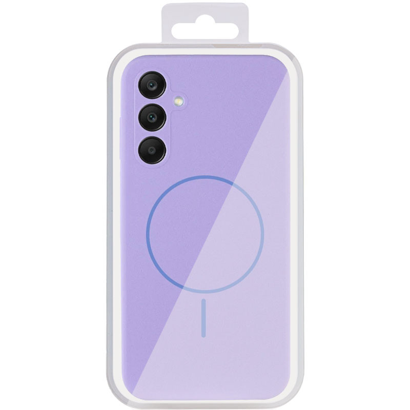 Купить Чехол Silicone Cover Lakshmi Full Camera (AA) with MagFit для Samsung Galaxy S25 FE (Сиреневый / Dasheen) на vchehle.ua