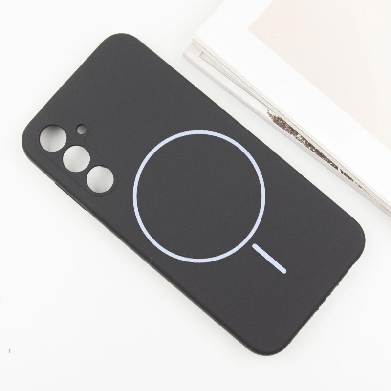 Фото Чехол Silicone Cover Lakshmi Full Camera (AA) with MagFit для Samsung Galaxy S25 FE (Черный / Black) на vchehle.ua