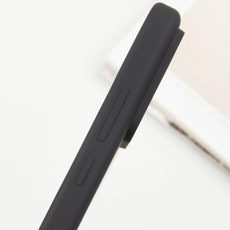 Чехол Silicone Cover Lakshmi Full Camera (AA) with MagFit для Samsung Galaxy S25 FE (Черный / Black) в магазине vchehle.ua