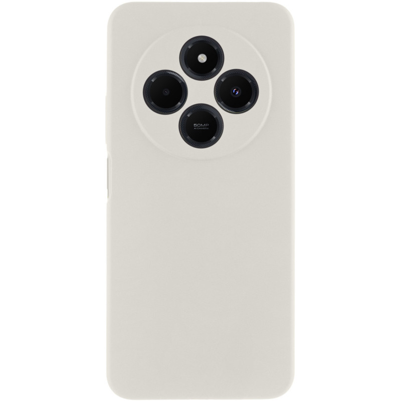 Чехол Silicone Cover Lakshmi Full Camera (AAA) для Xiaomi Redmi 14C / Poco C75 (Белый / White)