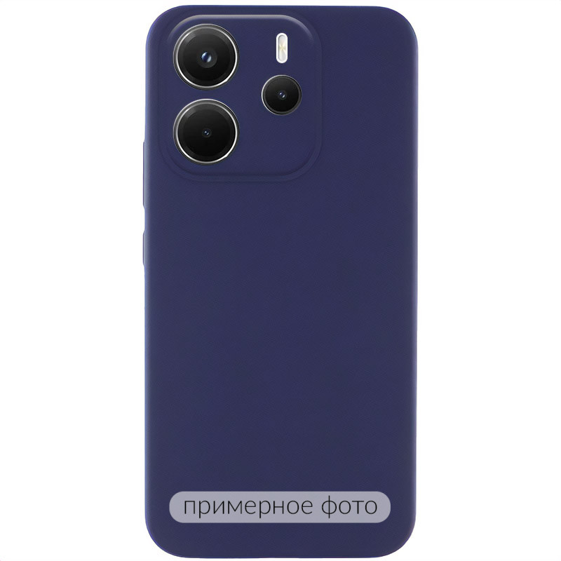 Чехол Silicone Cover Lakshmi Full Camera (AAA) для Xiaomi Redmi 15C (EU) (Темно-синий / Midnight blue)